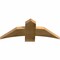 Ekena Millwork Bellingham Rough Sawn Timber Gable Bracket, Western Red Cedar, 36"W x 15"H x 2"D x 6"F, 10/12 Pitch GBW036X15X0206BEL00RWR - alternate 3